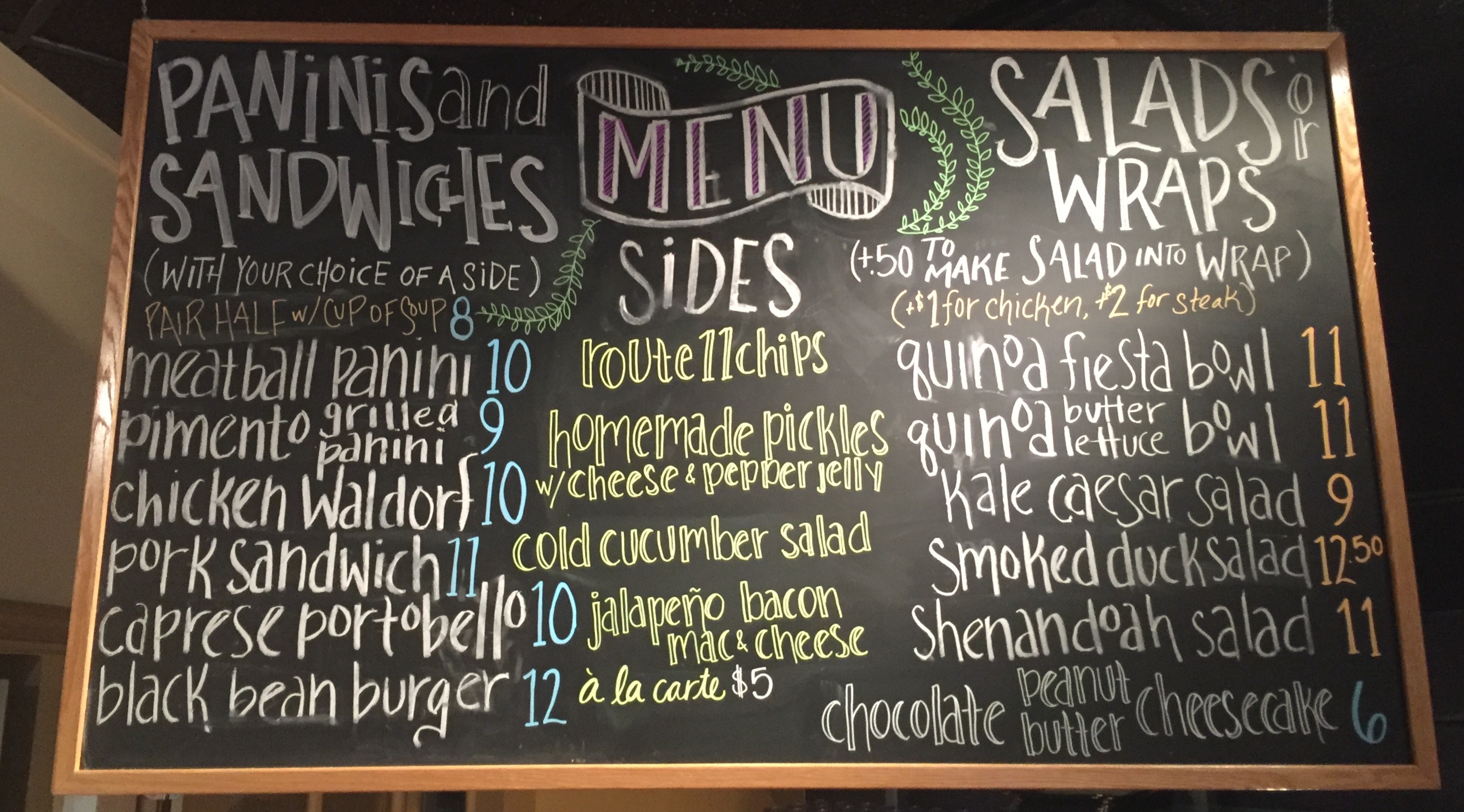 Bright Box Bistro Restaurants in Winchester, VA