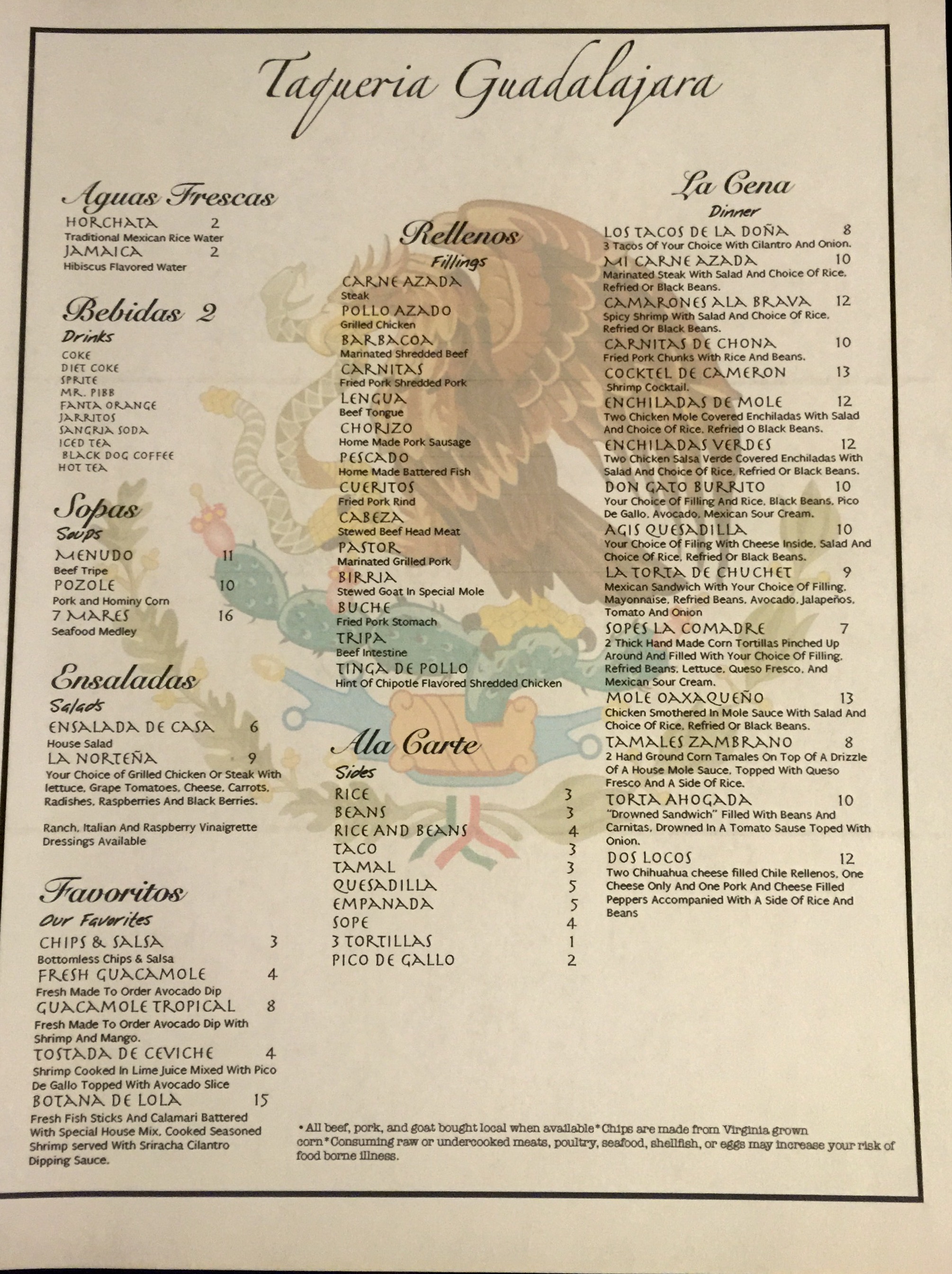 Taqueria Guadalajara | Restaurants in Winchester, VA | WincFood.com